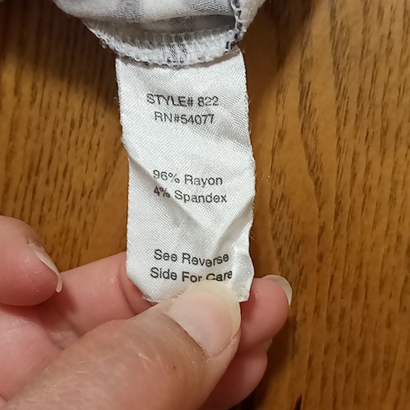 CABI Womens MEDIUM Midi Dress Stretch Used Preowned Summer Stripped WHITE Black - Picture 8 of 9